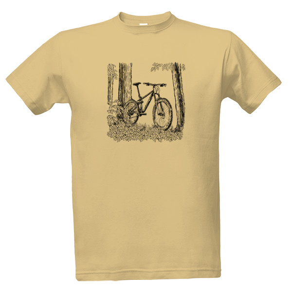 Tričko s potiskem Horské kolo MTB