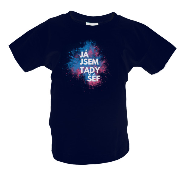 Tričko s potiskem Já jsem tady šéf