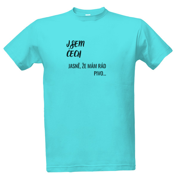 Tričko s potiskem Jsem Čech