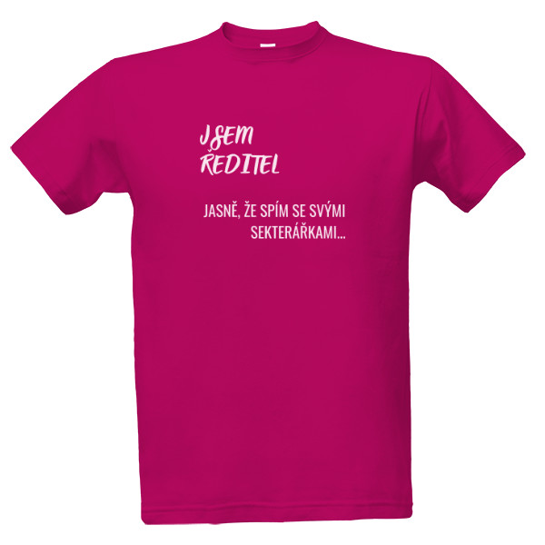 Tričko s potiskem Jsem ředitel