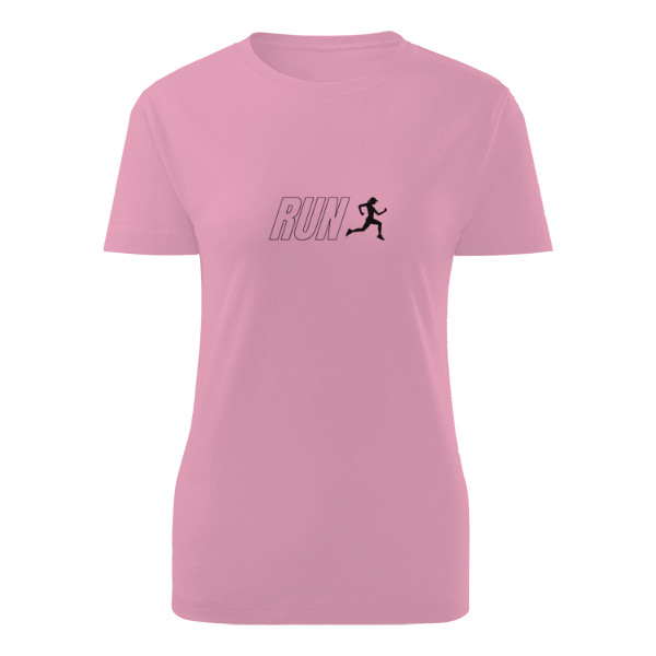 Tričko s potiskem Run Woman