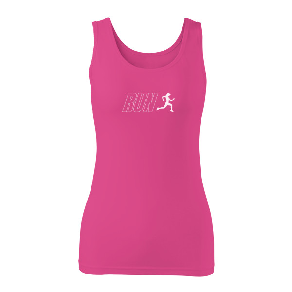 Tričko s potiskem Run Woman