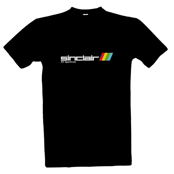 Tričko s potlačou Sinclair - bílé logo