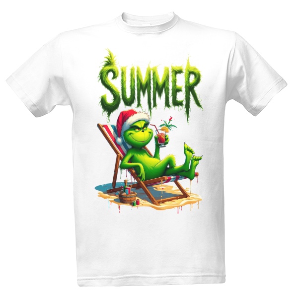 Tričko s potlačou Summer Grinch