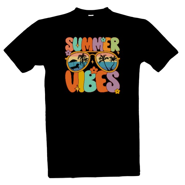 Tričko s potlačou Summer Vibes