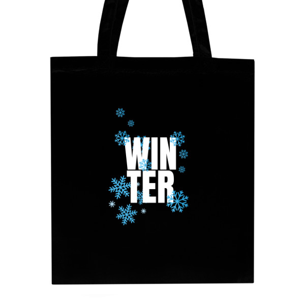 Nákupní taška unisex s potiskem Winter